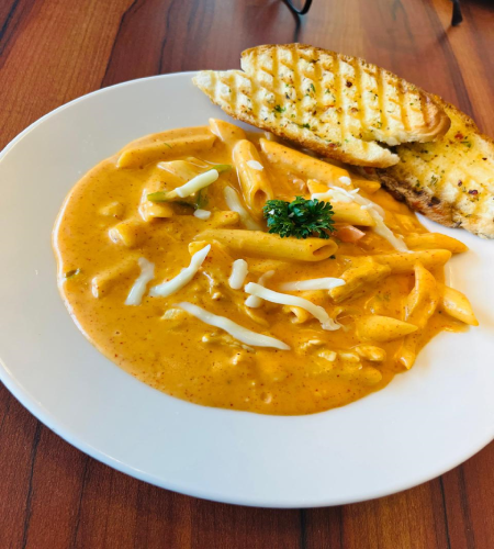 Creamy Spicy Savoury Pasta