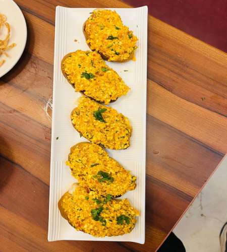 Paneer Akuri Toast